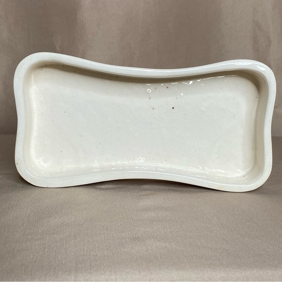 Vintage Jamar Mallory Ceramic Trinket Jewelry Box Gold Trim Roses - Picture 10 of 15